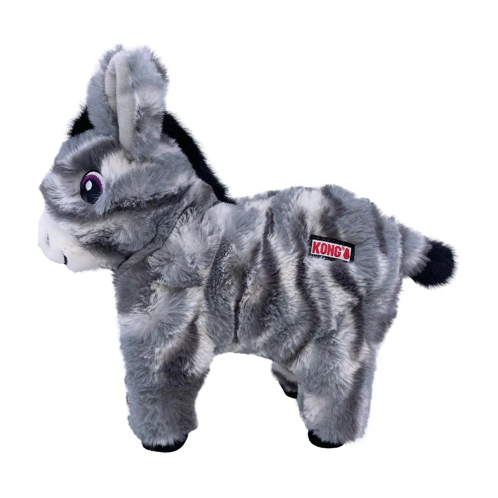 Kong Low Stuff Stripes Donkey 25x27x8,5 cm - æsel bamse til hunde